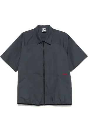 GR10K Poplin zipped shirt