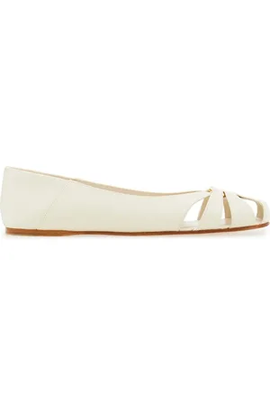 Salvatore Ferragamo Gancini ornament flat ballerina shoes