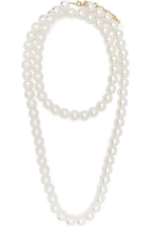 Nº21 Faux-pearl double necklace