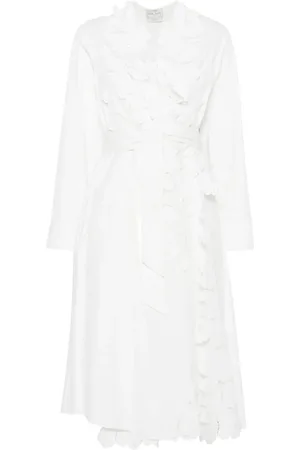 FORTE FORTE Embroidered midi dress