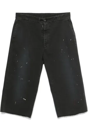 Maison Margiela Paint splatter-detail shorts