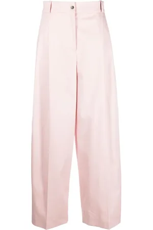 The Mannei High-waisted wide-leg trousers