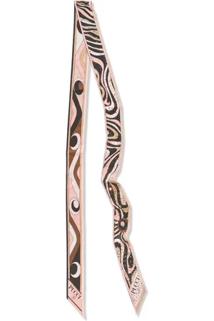 Puccini Marmo-print scarf