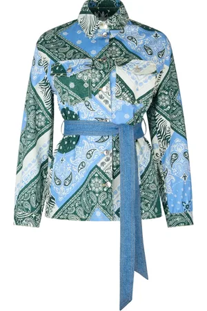 Liu Jo Printed cotton shirt jacket