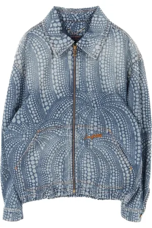 LOUIS VUITTON 2020s x YK dots-print denim jacket