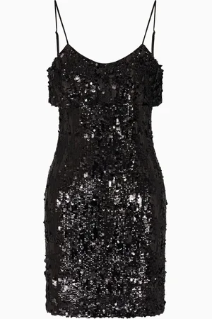 Armani Exchange Sequinned sleeveless dress