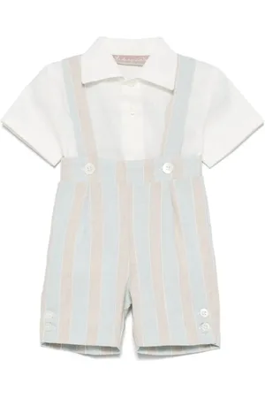 LA STUPENDERIA Striped shorts set