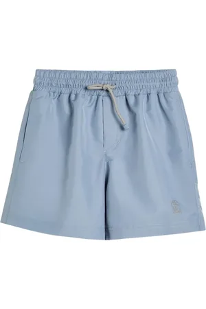 Brunello Cucinelli Elasticated-drawstring swim shorts