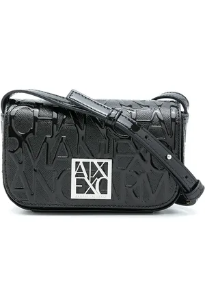 Armani Exchange Embossed logo crossbody bag