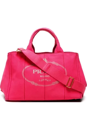 Prada 2000-2020 medium Canapa two-way handbag