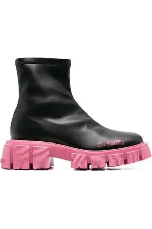 Moschino Lug-sole 50mm ankle boots