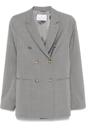 Manuel Ritz Double-breasted wool blazer