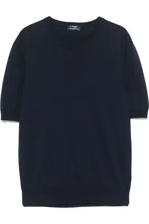 BARBA Fine-knit T-shirt