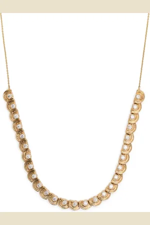 Dana Rebecca Designs 14kt yellow Nana Bernice diamond tennis necklace