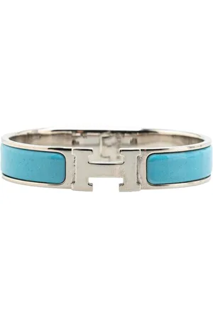 Hermès 20th Century Narrow Enamel Clic H Bracelet PM costume bracelet
