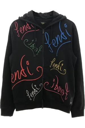 Fendi 2010s logo-embroidered hoodie