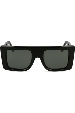 Victoria Beckham Logo-plaque square frame sunglasses