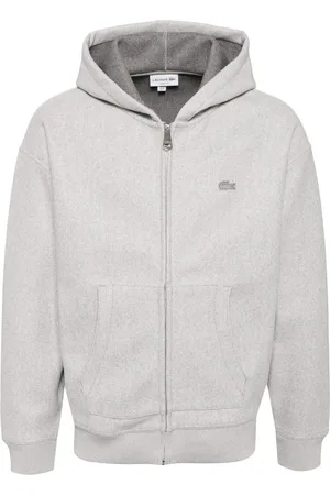 Lacoste Loose fit zip-up hooded jacket