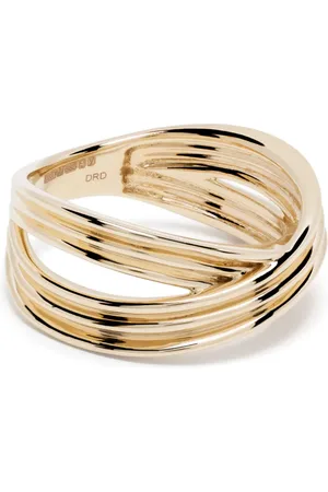 Dana Rebecca Designs 14kt yellow Nana Bernice Large Crossover ring