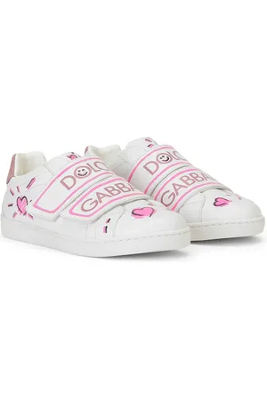 Dolce & Gabbana Hand-painted calfskin sneakers