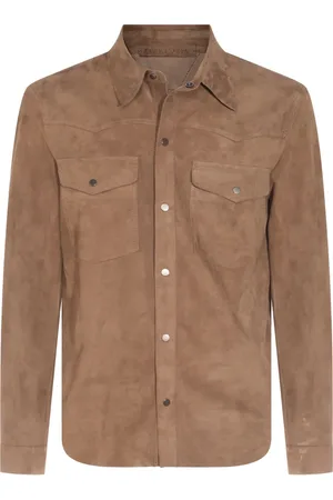 SALVATORE SANTORO Suede shirt jacket