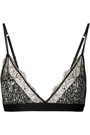 LOVE Stories Logo embroidered bra