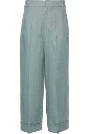 Max Mara Dosalix linen palazzo pants