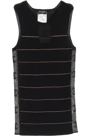 CHANEL 1986-1988 striped tank top