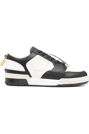 BUSCEMI Colour-block leather sneakers
