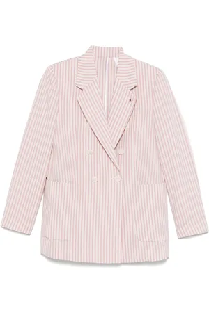 Manuel Ritz Double-breasted striped blazer