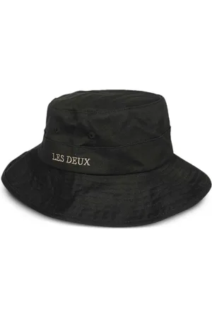 Les Deux Embroidered-logo bucket hat
