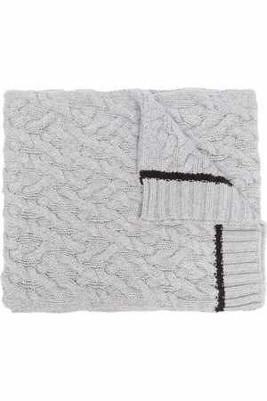 Malo Cable-knit scarf