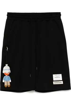 Musium Div. Logo-patch shorts