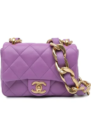 CHANEL 2021-2024 Mini Quilted Lambskin Funky Town Flap shoulder bag