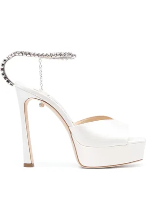 Jimmy Choo Saeda 125mm crystal-embellished sandals