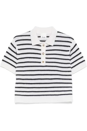 Allude Striped polo top