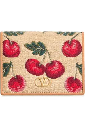 VALENTINO GARAVANI VLogo Signature Cherryfic wallet