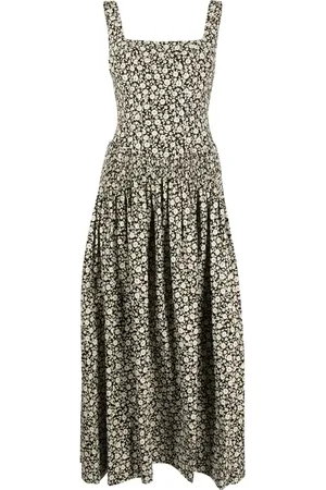 Tory Burch Floral-print flared dress