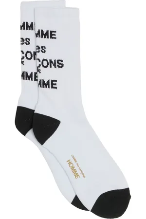 Comme des Garçons Intarsia-logo knitted socks