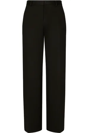 Dolce & Gabbana Pressed-crease tailored-cut trousers