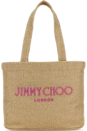 Jimmy Choo Logo-embroidered shoulder bag