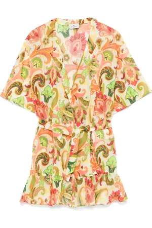 Etro Graphic-pint dress