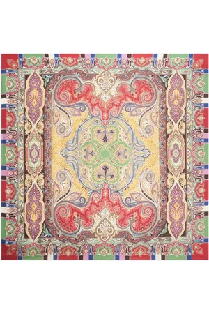 Etro Paisley-print cashmere-blend scarf