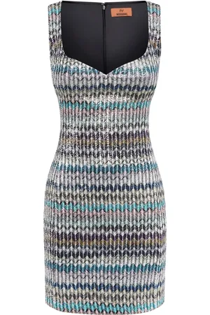 Missoni Lamé knitted mini dress