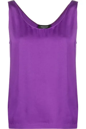 Fabiana Filippi Scoop-neck sleeveless blouse