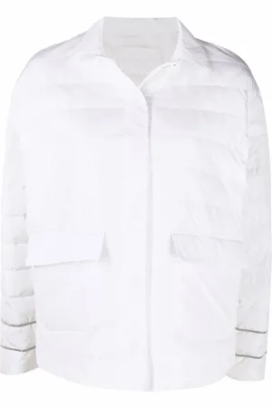 Fabiana Filippi Pointed-collar padded jacket