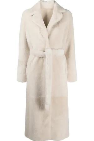 YVES SALOMON Full-length shearling coat