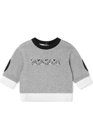Missoni Logo-appliqué cotton crew-neck sweatshirt