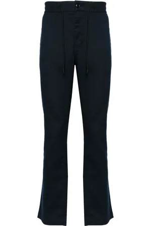 HUGO BOSS Sanderson straight-leg linen-blend trousers