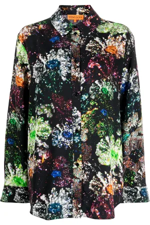 STINE GOYA Sophia abstract-pattern print shirt